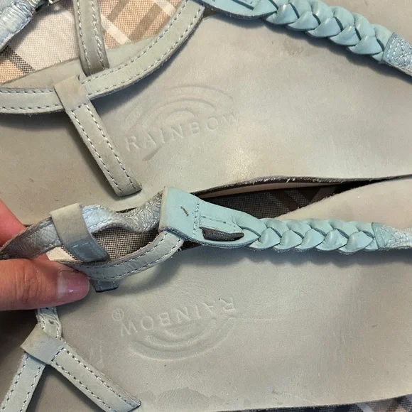 Rainbow Light Blue Sandals - Picture 2 of 3